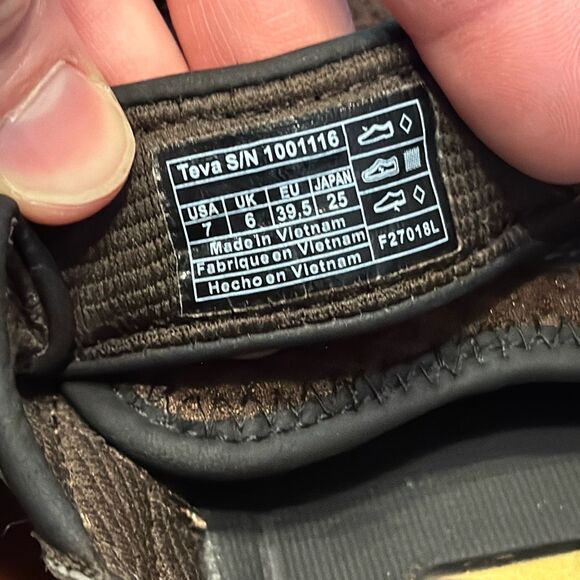 Teva Forebay Grey Fisherman Sandals Men’s US 7 - Picture 9 of 9